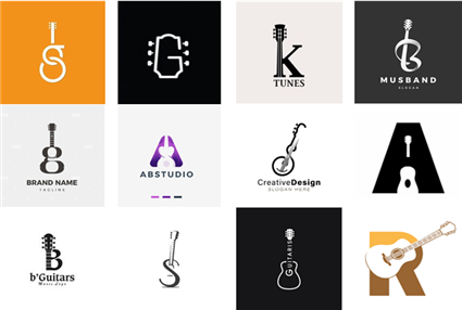 268++ Mẫu thiết kế logo Cây đàn guitar đẹp, sáng tạo (cập nhật 2024)