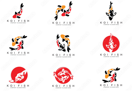 268++ Mẫu thiết kế logo cá Koi đẹp (cập nhật 2024)