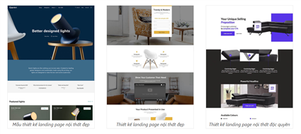 100+ Mẫu Landing Page Nội Thất Đẹp Lịm Tim - X3 Doanh Số (cập nhật 2024)