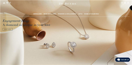 Phân tích website bán trang sức De Beers (cập nhật 2024)