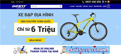 Phân tích website xe đạp Giant (cập nhật 2024)