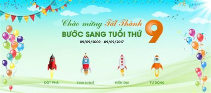 Tất Thành tổ chức chào mừng công ty bước sang tuổi thứ 9