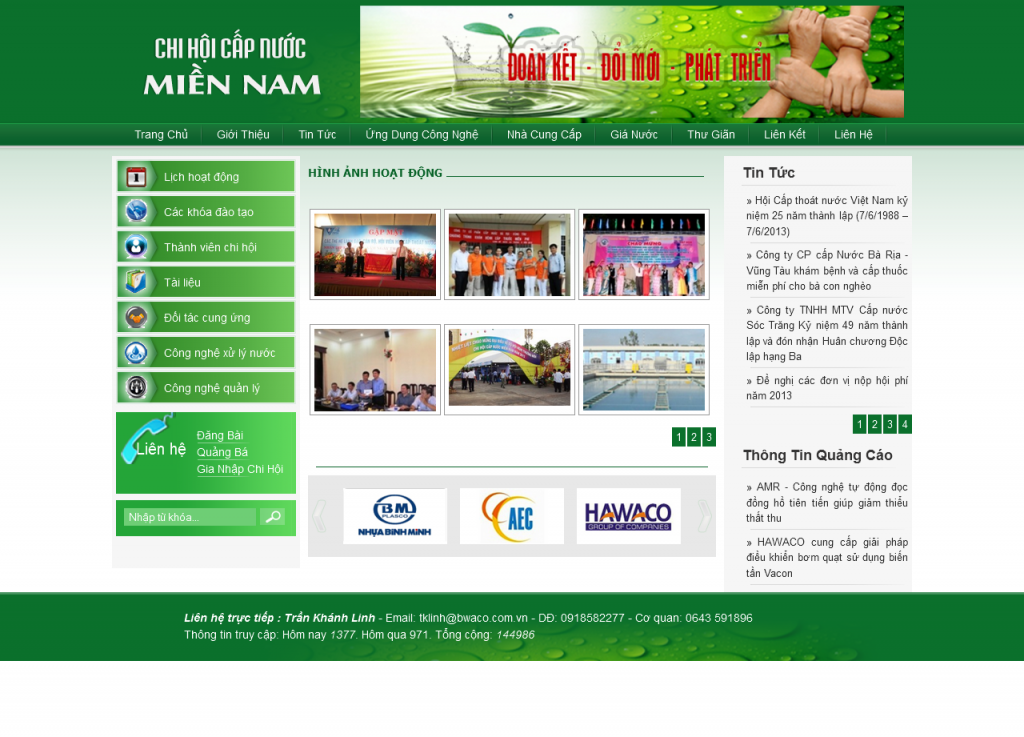 Thiết kế website tổ chức