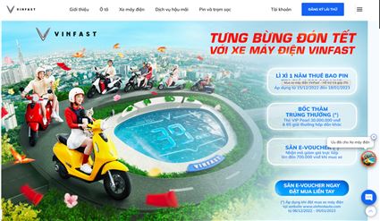 Top 30 mẫu giao diện website xe máy điện đẹp (cập nhật 2024)